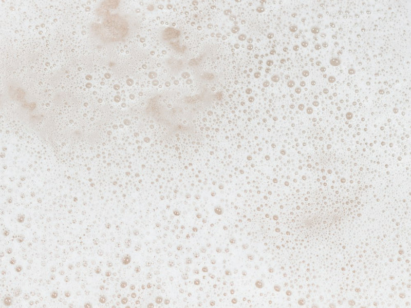 Textura de espuma com bolhas